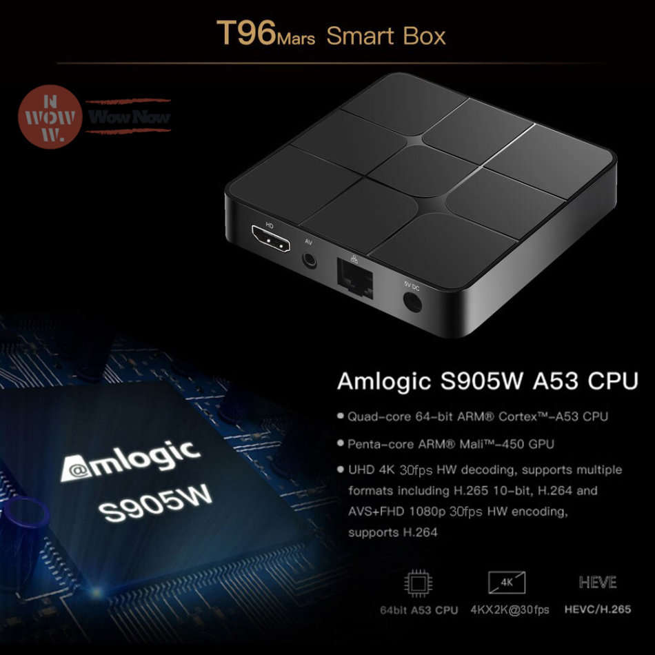 T96 Mars HIGH PERFORMANCE SMART TV BOX R799 Value
