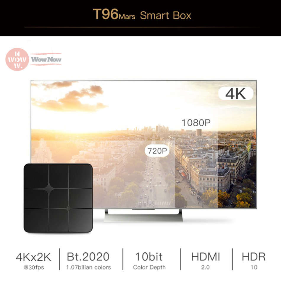 T96 Mars HIGH PERFORMANCE SMART TV BOX R799 Value