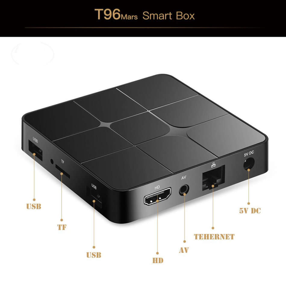 T96 Mars HIGH PERFORMANCE SMART TV BOX R799 Value