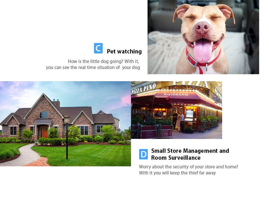 Smart Wifi HD 1080p Wireless IP Camera Cloud Storage Home Security Intelligence Monitor