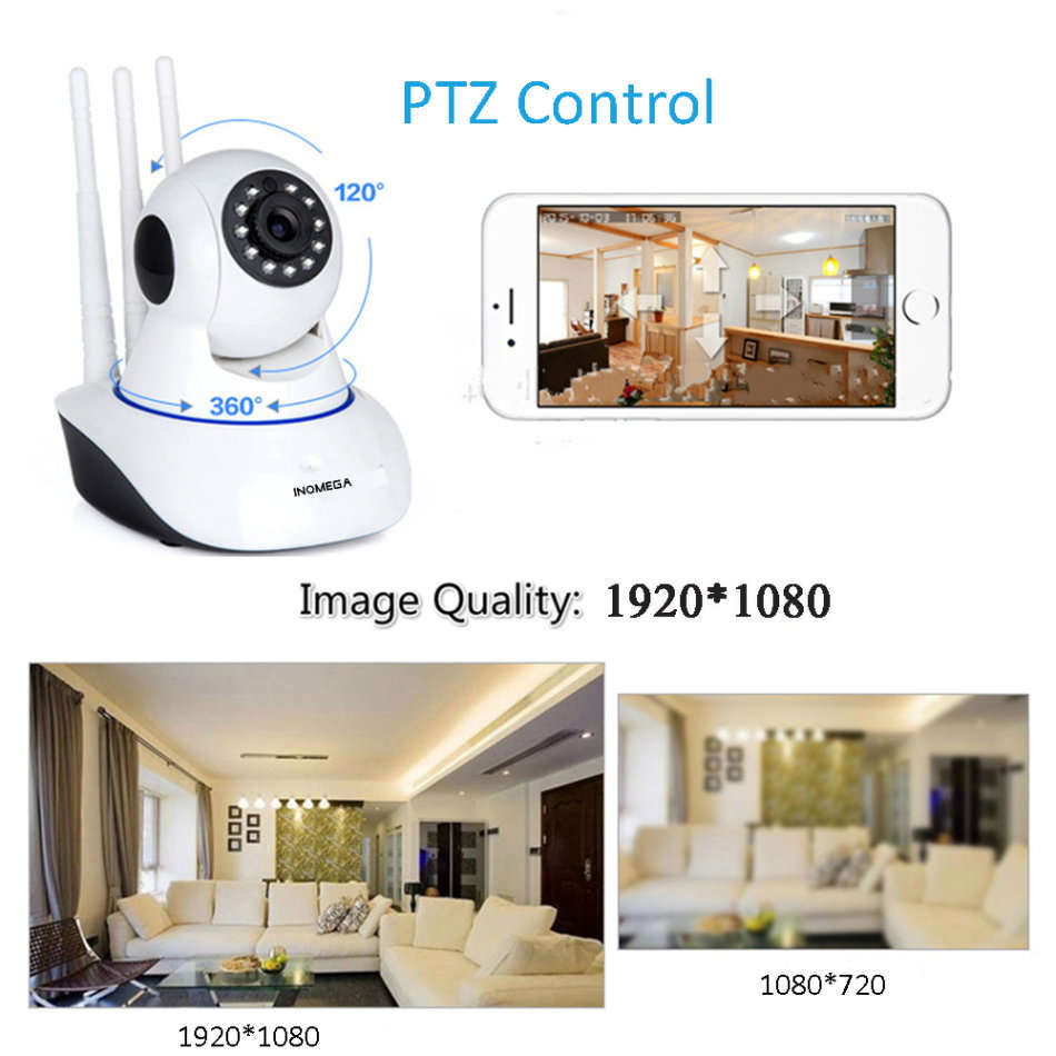 Smart Wifi HD 1080p Wireless IP Camera Cloud Storage Home Security Intelligence Monitor