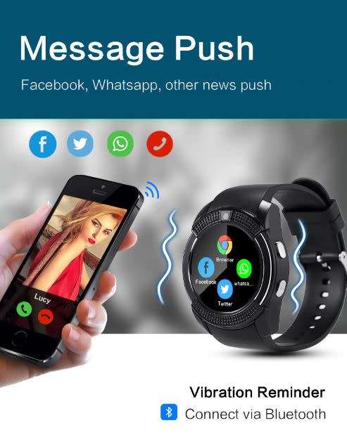 Professional UNISEX SMART WATCH PHONE w bluetooth, heart rate monitor, pedometer, sleep monitor etc.
