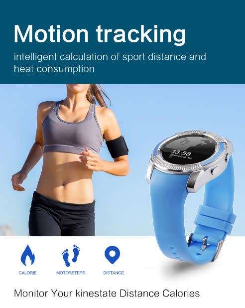 Professional UNISEX SMART WATCH PHONE w bluetooth, heart rate monitor, pedometer, sleep monitor etc.