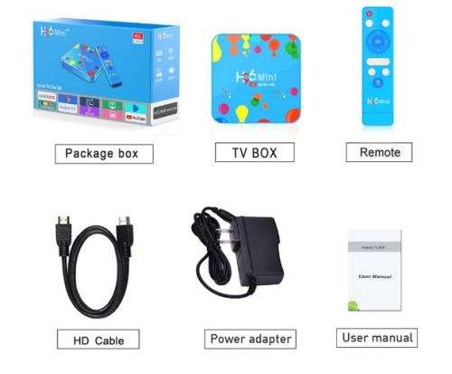 4GB RAM 128 GB ROM H6 6K ALL WINNER SMART TV BOX