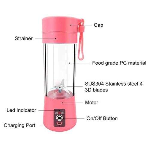 Rechargable USB Portable Electric Blender & Smoothie maker