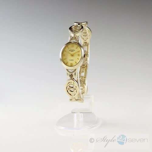 ROTARY **AUTHENTIC BRANDED WOMEN`S CLASSIC GOLD-TONE WATCH *ONLY ONE AVAILABLE