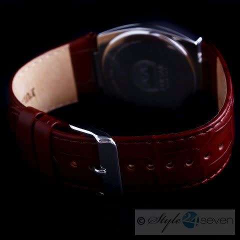 PULSAR **Authentic Branded Men`s Leather Watch