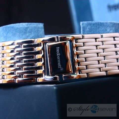 FRED BENNETT **AUTHENTIC BRANDED BLACK DIAL WATCH **ONLY ONE AVAILABLE