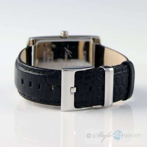 KENNETH COLE **Authentic Branded Men`s Black Leather Watch