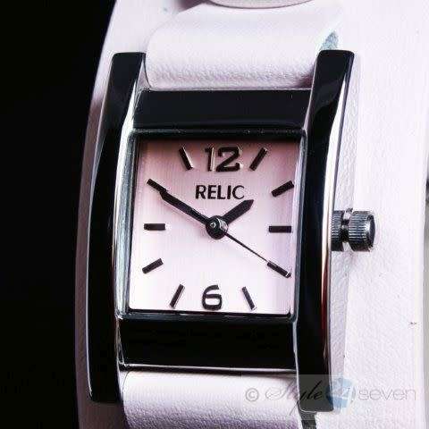 RELIC by FOSSIL **AUTHENTIC GENUINE LADIES PINK LEATHER WATCH