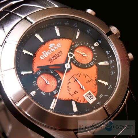 ELLESSE *AUTHENTIC ITALIAN MENS CHRONOGRAPH 100m WATER RESISTANT WATCH **ONLY ONE AVAILABLE