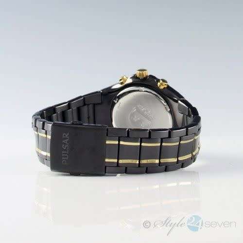 PULSAR **AUTHENTIC BRANDED 100m CHRONOGRAPH TWO-TONE WATCH