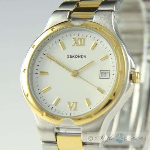 SEKONDA *AUTHENTIC BRANDED TWO TONE FASHION WATCH **ONLY ONE AVAILABLE