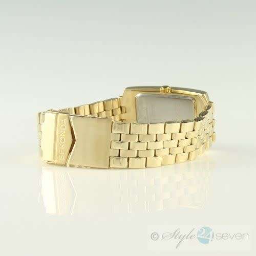 SEKONDA *AUTHENTIC BRANDED GOLD PLATED CLASSIQUE DIAMOND DATE WATCH **ONLY ONE AVAILABLE