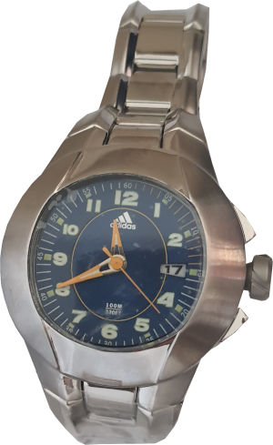 ADIDAS GENTS AUTHENTIC 100m WATER RESISTANT DATE WATCH *ONLY ONE AVAILABLE