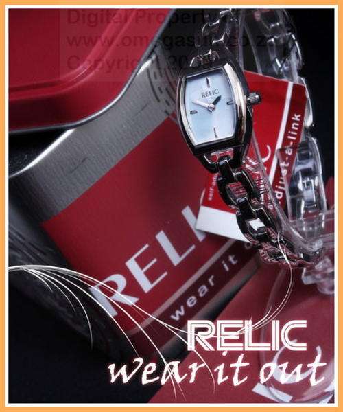 RELIC by FOSSIL - IMPORTED FROM LONDON - AUTHENTIC GENUINE LADIES BLUE FACE WATCH **STUNNING**