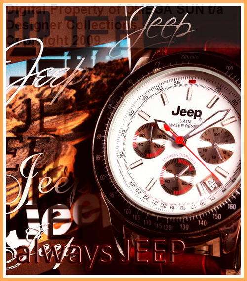 **R1,999.00** JEEP AUTHENTIC LEATHER CHRONOGRAPH - BRAND NEW WITH FULL GUARANTEE!!! *LAST FEW LEFT*
