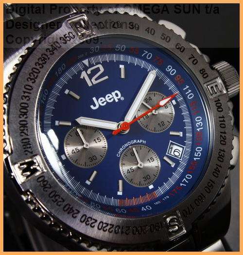 **R2,399.00** - JEEP GENTS AUTHENTIC BLUE FACE CHRONOGRAPH - IMPORTED FROM EUROPE - BRAND NEW!