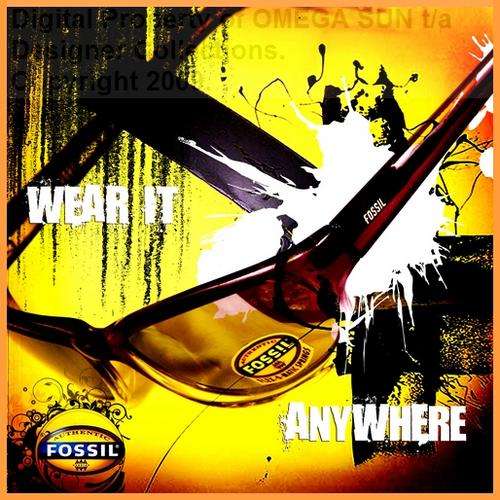 **R1,295.00** FOSSIL AUTHENTIC UNISEX "SLAM DUNK" SUNGLASSES - IMPORTED FROM EUROPE - BRAND NEW!