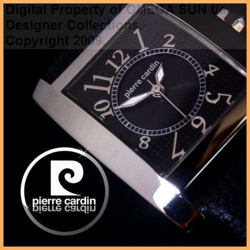 **R1,299.00** PIERRE CARDIN LADIES AUTHENTIC BLACK LEATHER WATCH *IMPORTED FROM PARIS * BRAND NEW!!!
