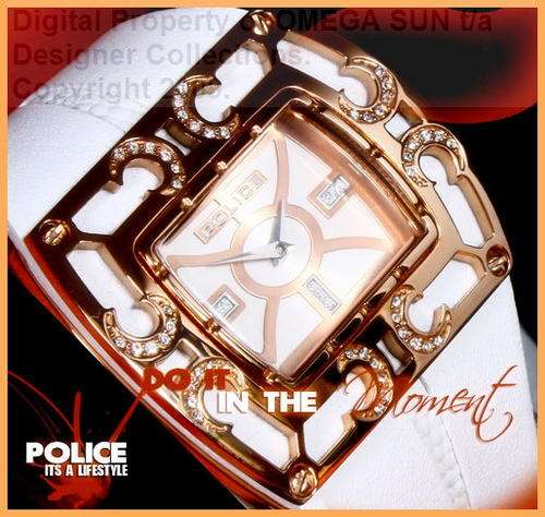 **R3,999.00** POLICE AUTHENTIC LADIES 'ULTRA-CHIC' CRYSTAL WATCH - BRAND NEW!!! **BEAUTIFUL**