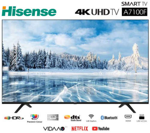 Hisense 50A7100F-(HD500X1U91-L1) 50 inch(126cm) UHD Smart TV-Resolution-3840x2160, USB interface typ
