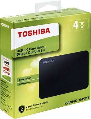 Toshiba External 4TB USB3.0 2,5` Black drive