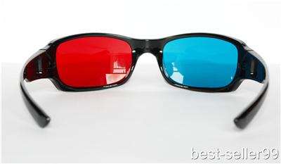 1 Pair Plastic Red Cyan 3 D Glasses