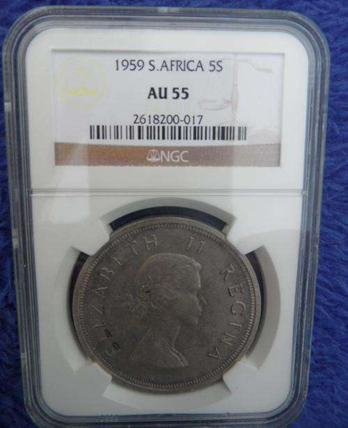 Bargain SAU Crown NGC Graded 1959 AU 55
