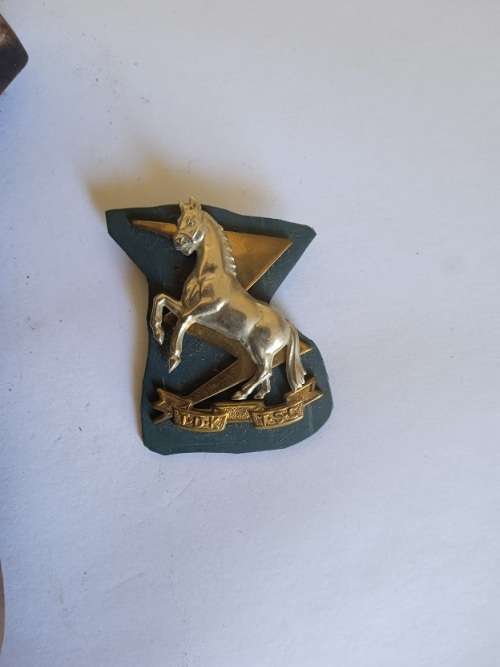 SADF Technical Service corps Plaque and badge