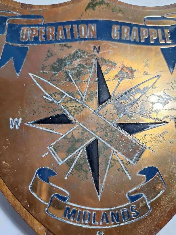 Rhodesia, Operation Grapple Midlands Plaque