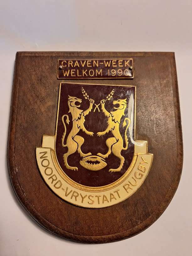 Craven Week 1990, Noord Vrystaat rugby plaque