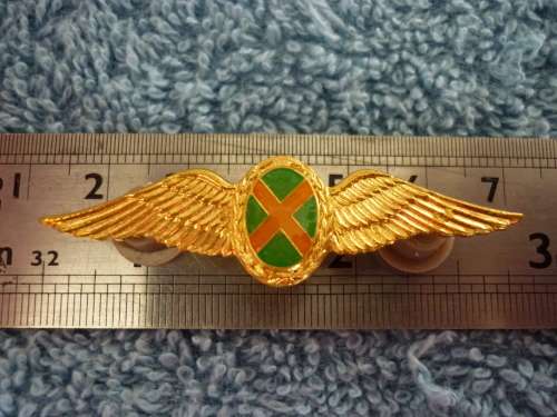 SA AIRFORCE  COMMANDO PILOT MESS DRESS WING - PRE 1994 PINS INTACT