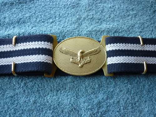 SA AIRFORCE GUARD UNIT STABLE BELT - GOOD CONDITION