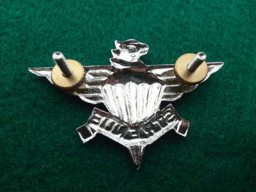 3 PARA CAP BADGE - POSTS INTACT
