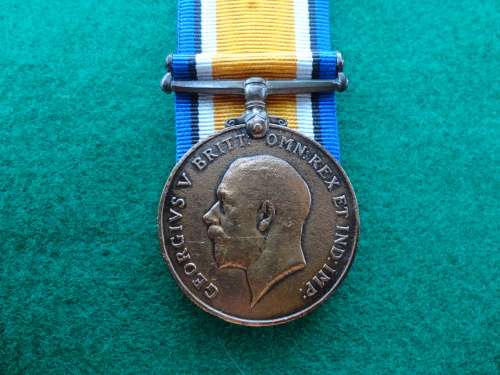 BRONZE WAR MEDAL - TO PTE JACK MASALELA SANLC - SEE CONDITION