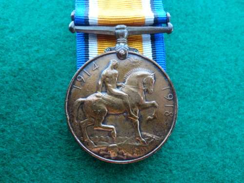 BRONZE WAR MEDAL - TO PTE JACK MASALELA SANLC - SEE CONDITION
