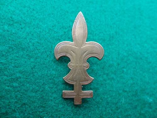 INTELLIGENCE SCOUTS PROFICIENCY BADGE - 1 LUG  - WW1 ISSUE