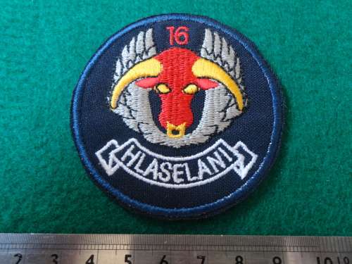16 SQUADRON AIRCREW PATCH - COLOUR EMBROIDERED - 'ROOIVALK'