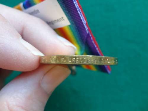 PAIR (COMPLETE) TO R ARENDSE - CAPE COLOURED LABOUR REGT. MIC INC. FRANCE 1/9/16 - 21/7/19