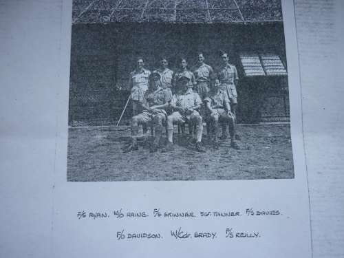 ATTRIBUTED OBE MINIATURE GROUP WING COMMANDER GEORGE BRADY-48 SQUAD IN UK & 222 GROUP-COPY RESEARCH