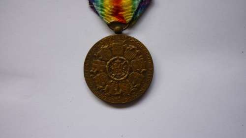 BELGIAN VICTORY MEDAL 1914 - 1918