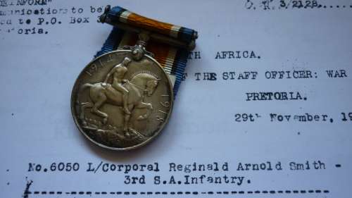 KIA. CPL RA SMITH 3 SAI (BWM) - BATTLE OF AGAGIA SENUSI CAMPAIGN VERY RARE - SEE DESCRIPTION