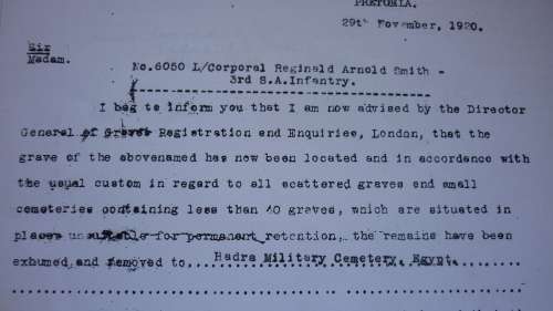 KIA. CPL RA SMITH 3 SAI (BWM) - BATTLE OF AGAGIA SENUSI CAMPAIGN VERY RARE - SEE DESCRIPTION