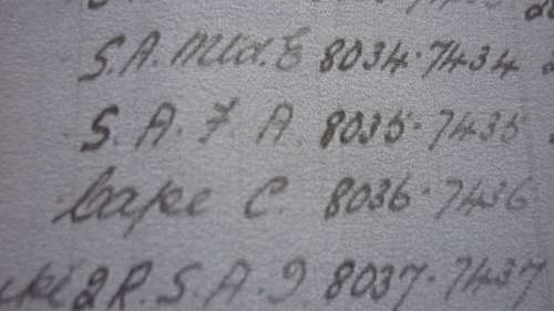 SILVER WAR BADGE SA8035 - ROLL CONFIRMS RECIPIENT AS ALBERT BEEBY - SOUTH AFRICAN FIELD ARTILLERY