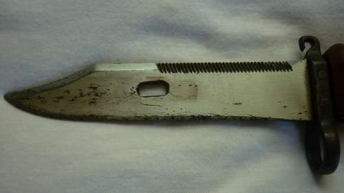 RUSSIAN AKM TYPE 11 BAYONET - COMPLETE WITH SCABBARD AND INTEGRAL WIRE CUTTER