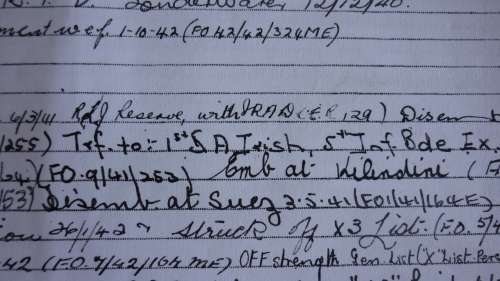 EC MCLEAN-SERVED SA IRISH 4/4/40-25/8/42,RNC-FROM 25/8/42-WAR MEDAL ONLY-SEE DESCRIPTION