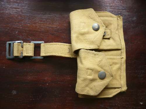 37 PATTERN NON-INFANTRY AMMO POUCH - MARKED SAP - SOUTH AFRICAN POLICE