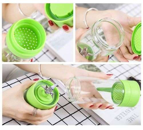 Portable Smoothie Blender, Juicer Food Processor USB Rechargeable