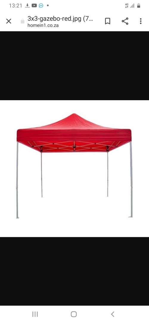 Waterproof Gazebo - White (3m x 3m)